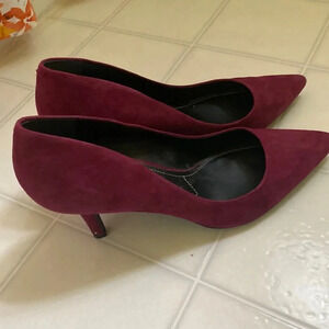 Charles burgundy shoes, size 10 M, 3.5”heel.